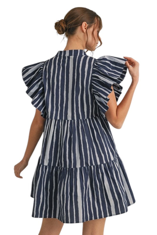 Holbrook Striped Mini Dress