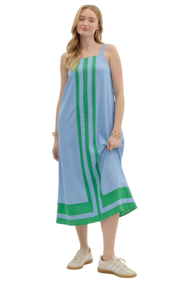 Sumter Striped Midi Dress
