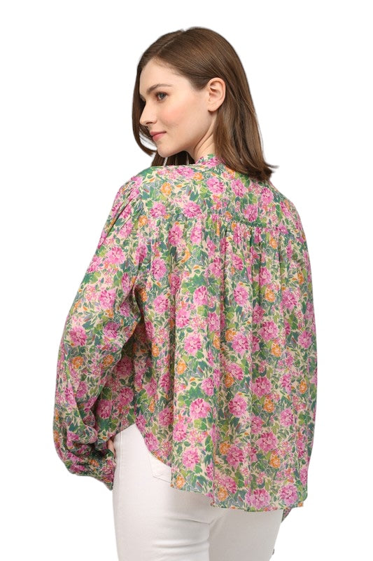 Franny Floral Yoke Blouse