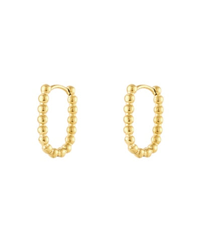 Hypoallergenic Oval Hoops