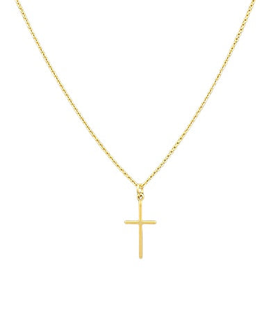 Cross Gold Dipped Necklace