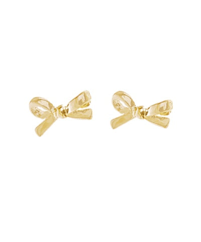 Metal Bow Earrings