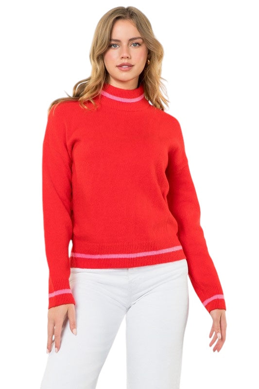 Reynolds Mock Neck Sweater