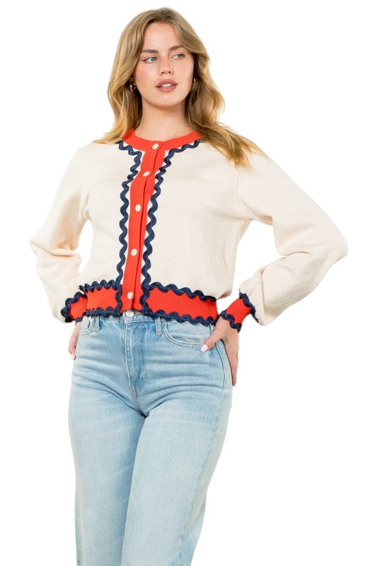 Dawson Ric Rac Cardigan