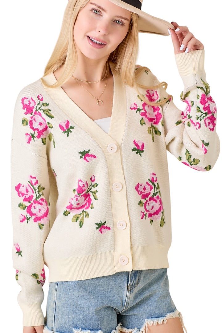 Webber Floral Cardigan