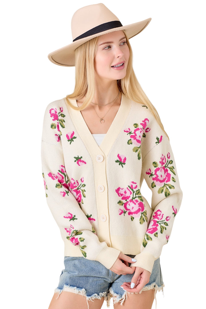 Webber Floral Cardigan