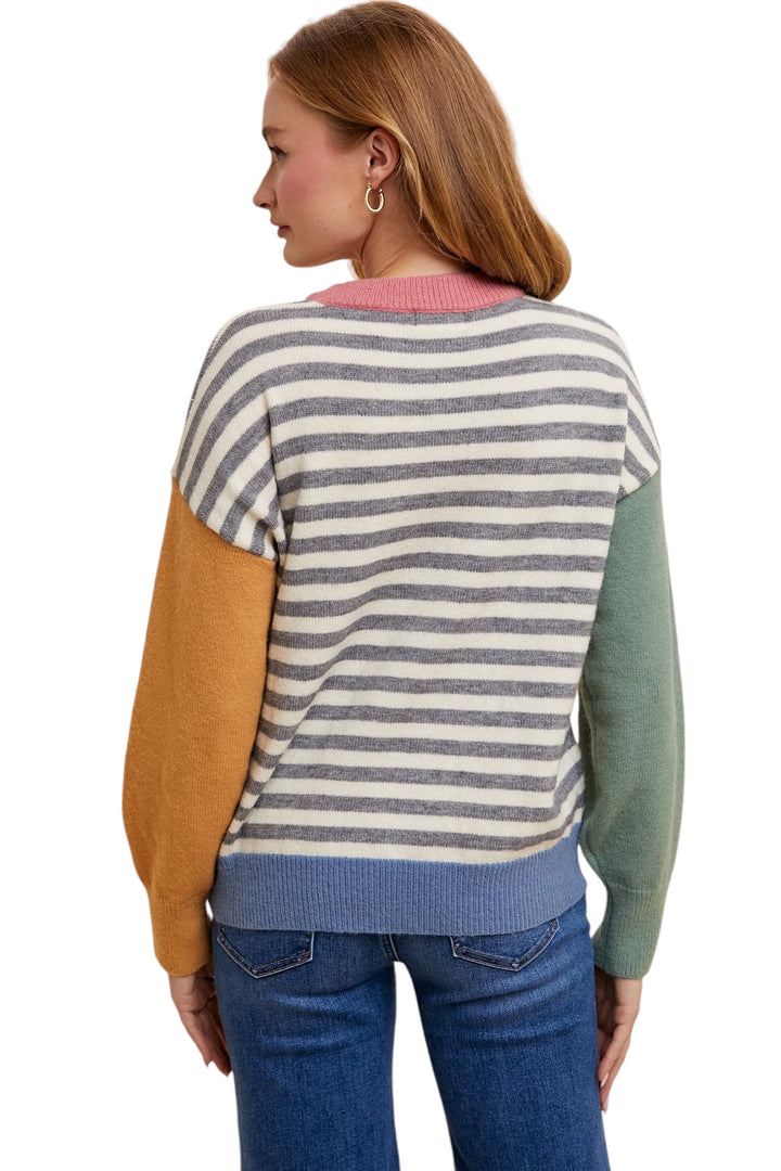 Perrin Color Blocked Sweater