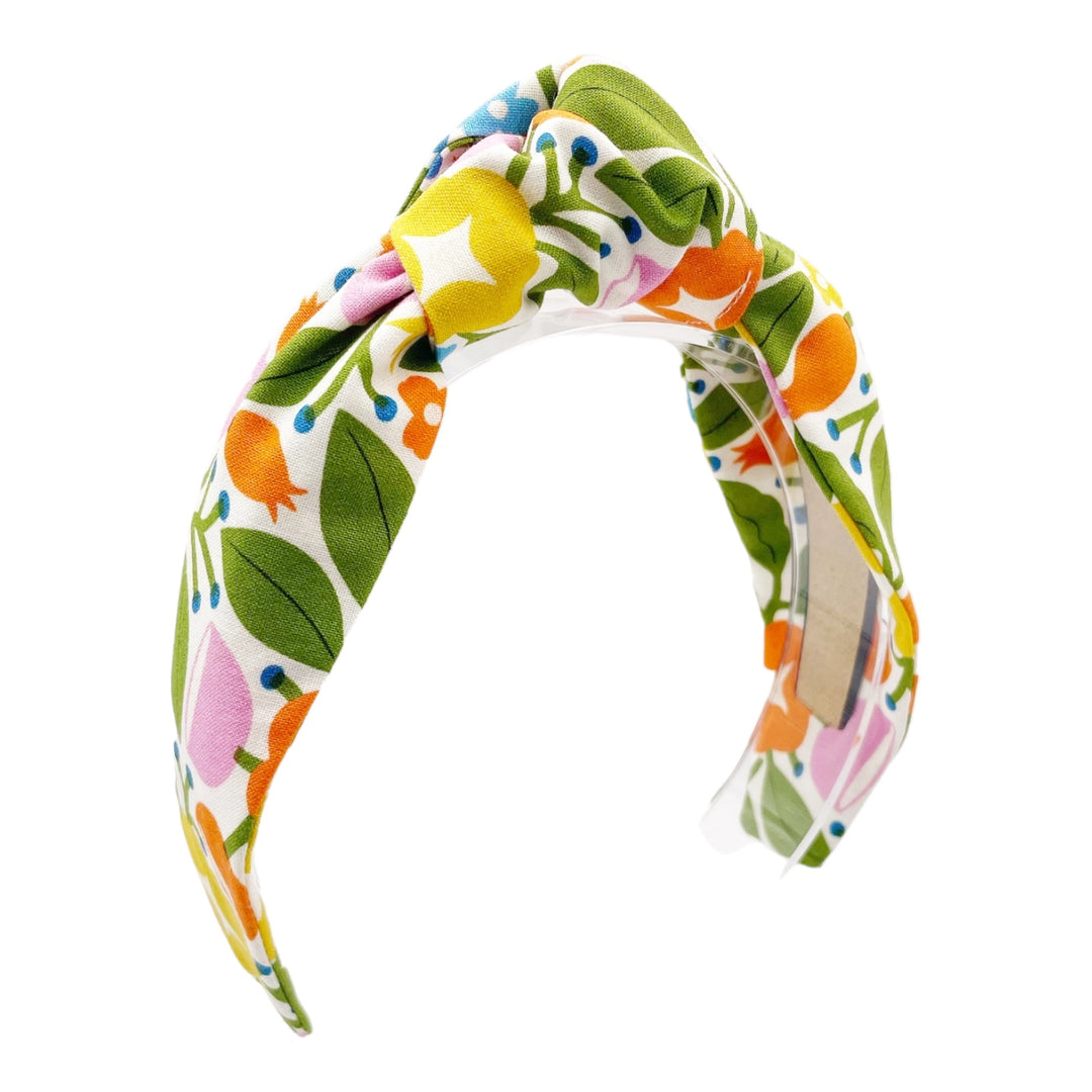 Bold Floral Knotted Headband