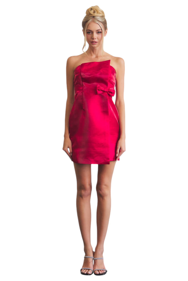 Blanton Bow Mini Dress