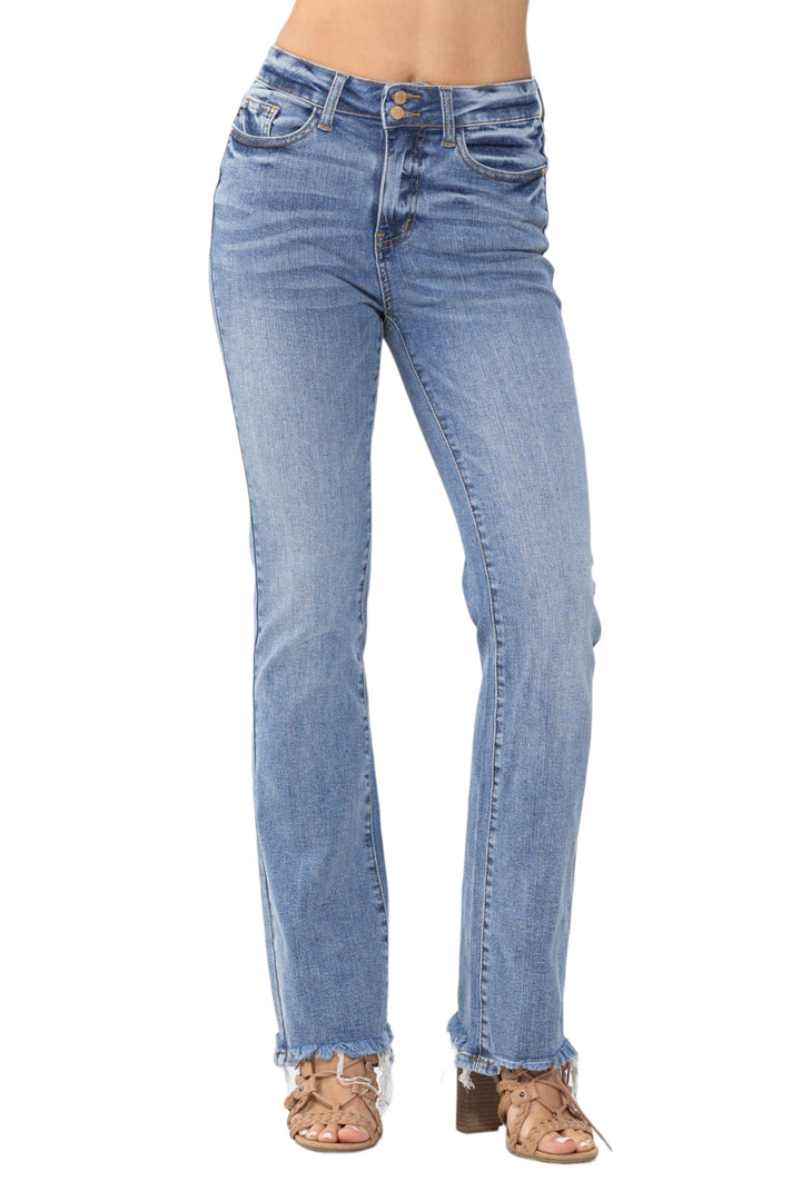 Double Button Bootcut Judy Blue Jeans