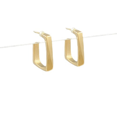 Hypoallergenic Rectangle Hoops