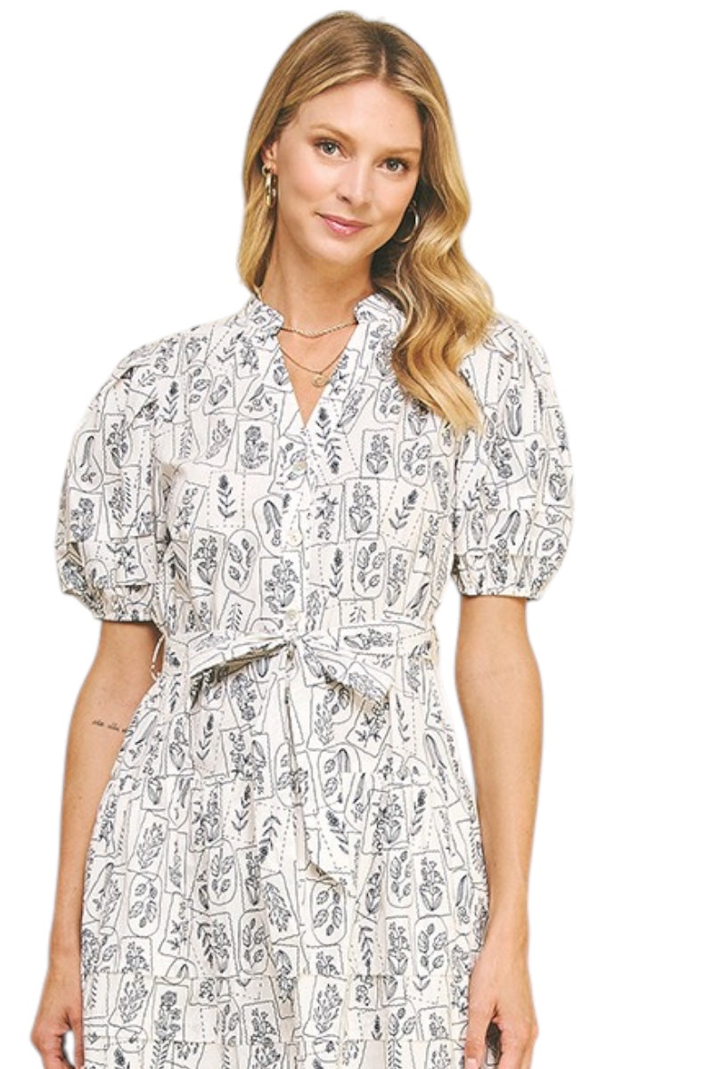 Stewart Floral Midi Dress
