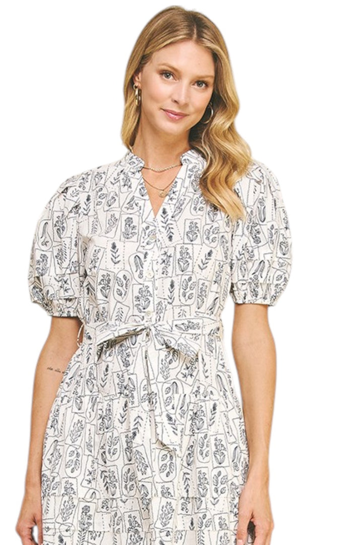 Stewart Floral Midi Dress