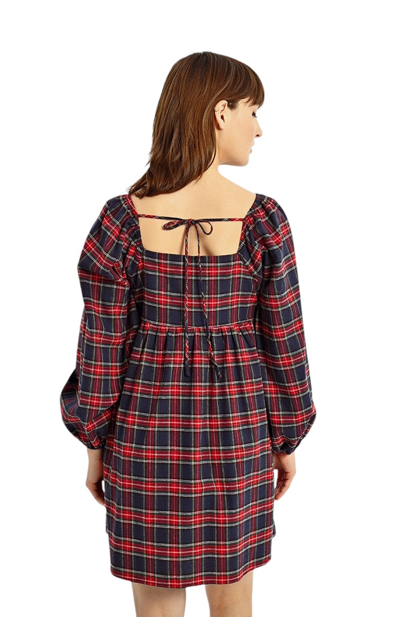 Benton Plaid Mini Dress