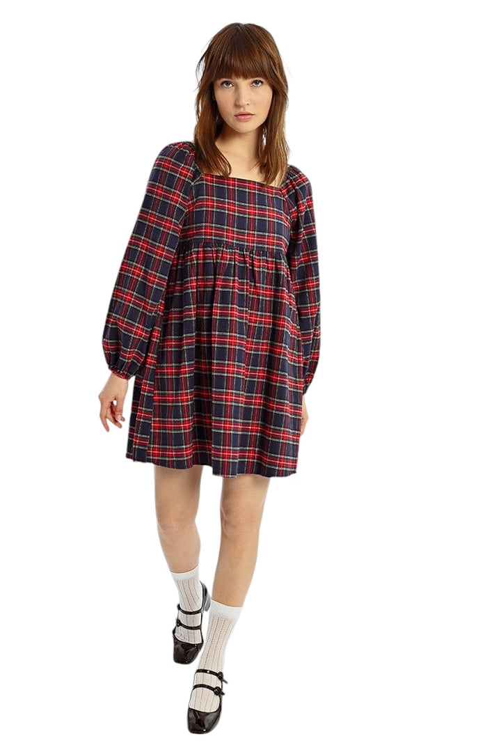 Benton Plaid Mini Dress