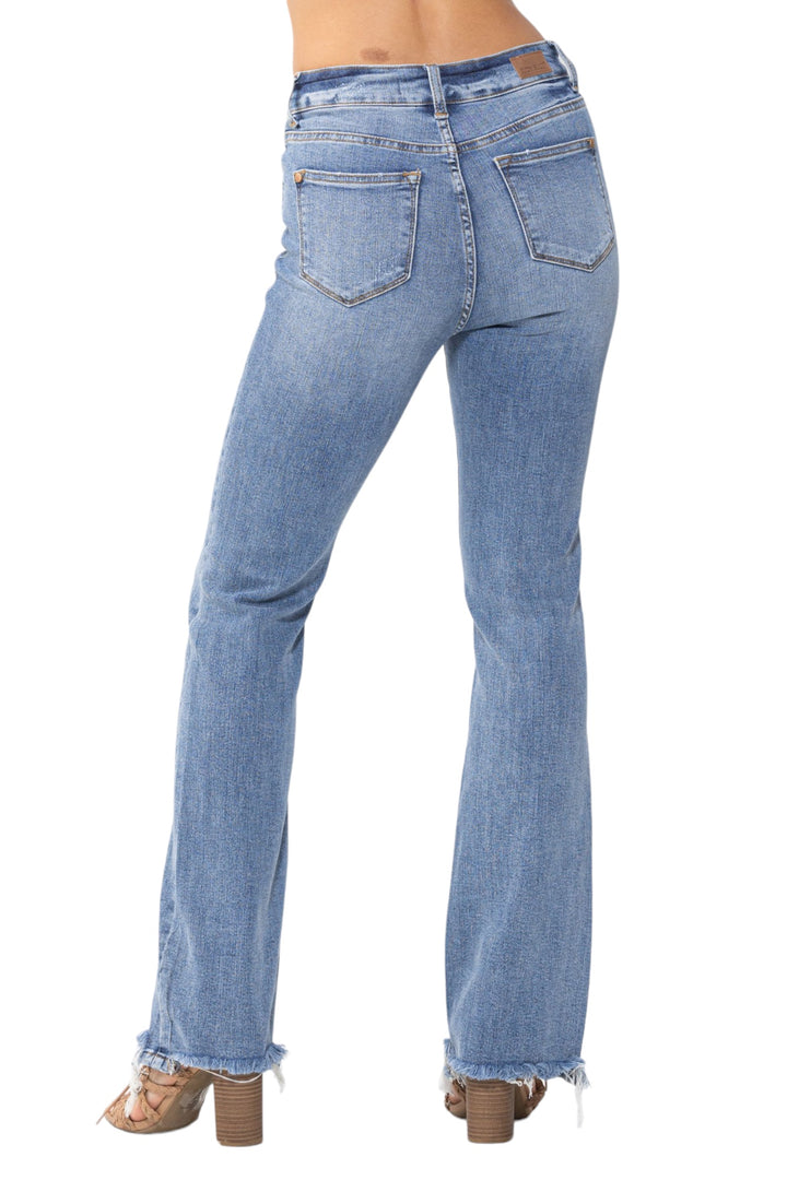 Double Button Bootcut Judy Blue Jeans