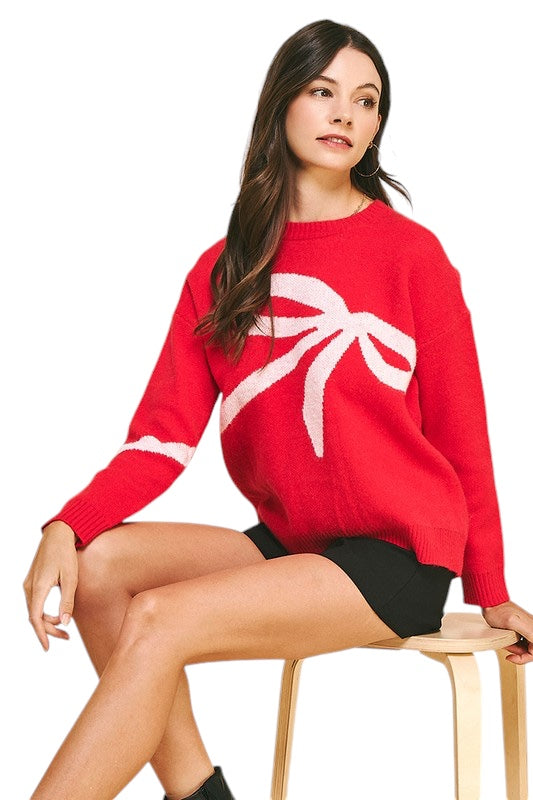 McGraw Ribbon Sweater Top