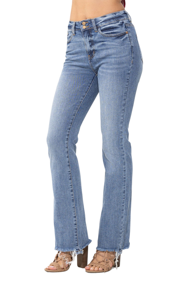 Double Button Bootcut Judy Blue Jeans