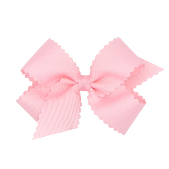 Medium Scalloped Grosgrain Wee Ones Bow