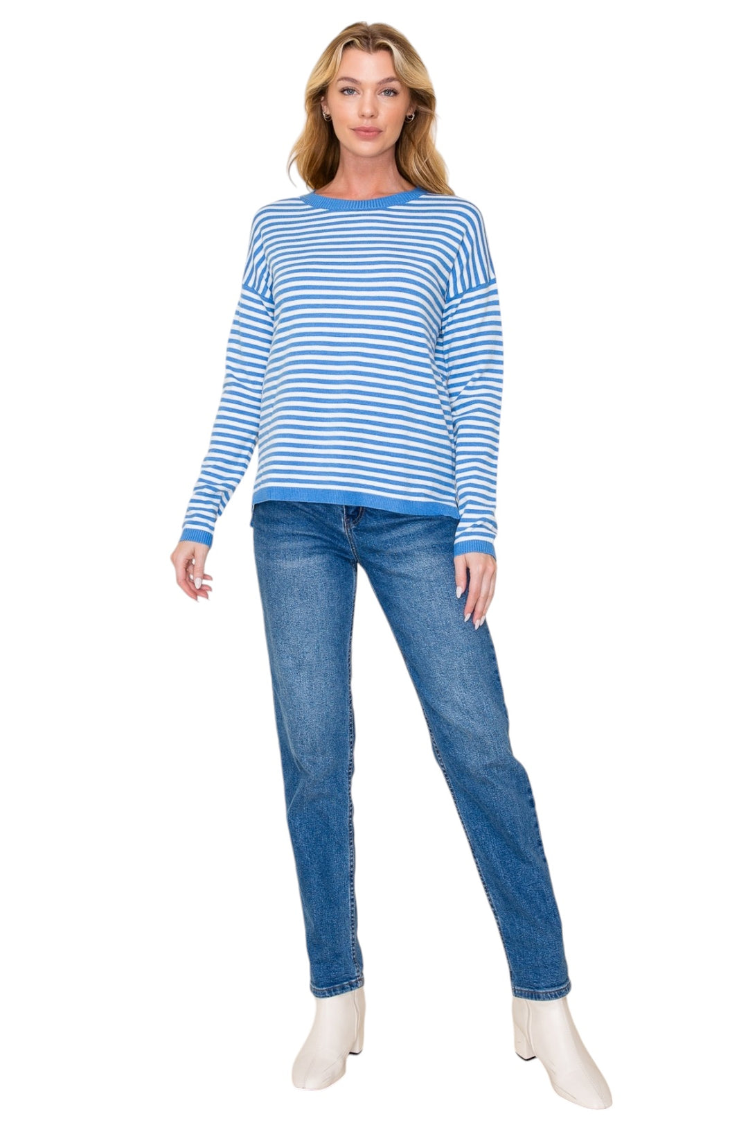 Salem Striped Pullover