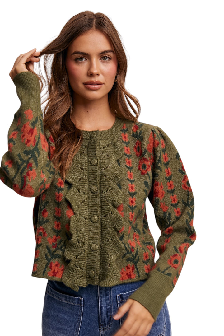 Hardin Floral Cardigan