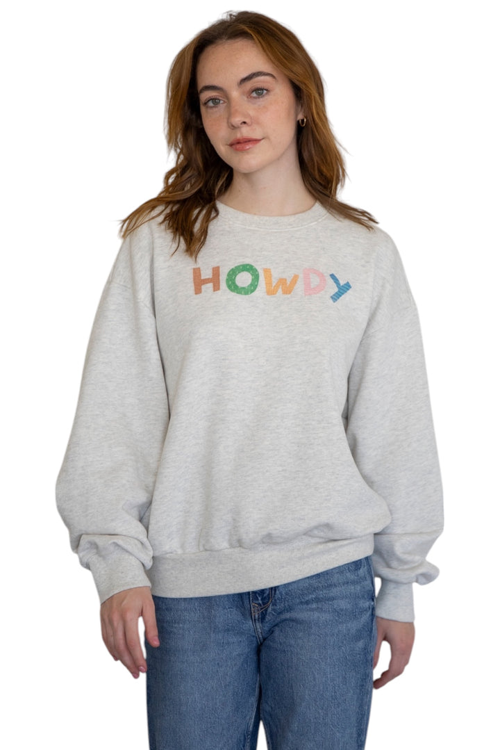 Howdy Patchwork Pullover