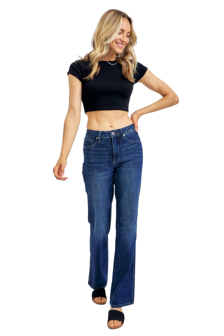 Tummy Control Classic Straight Judy Blue Jeans