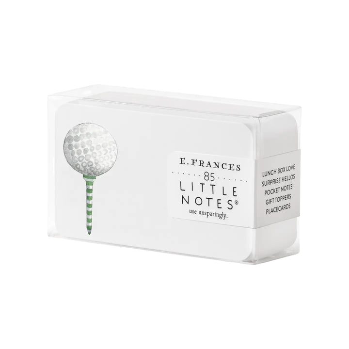 Golf Tee Little Notes