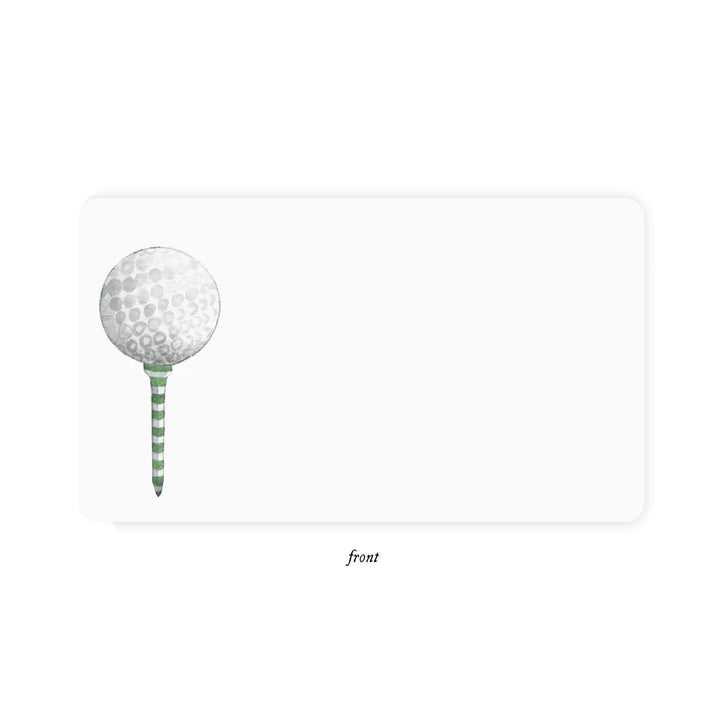 Golf Tee Little Notes