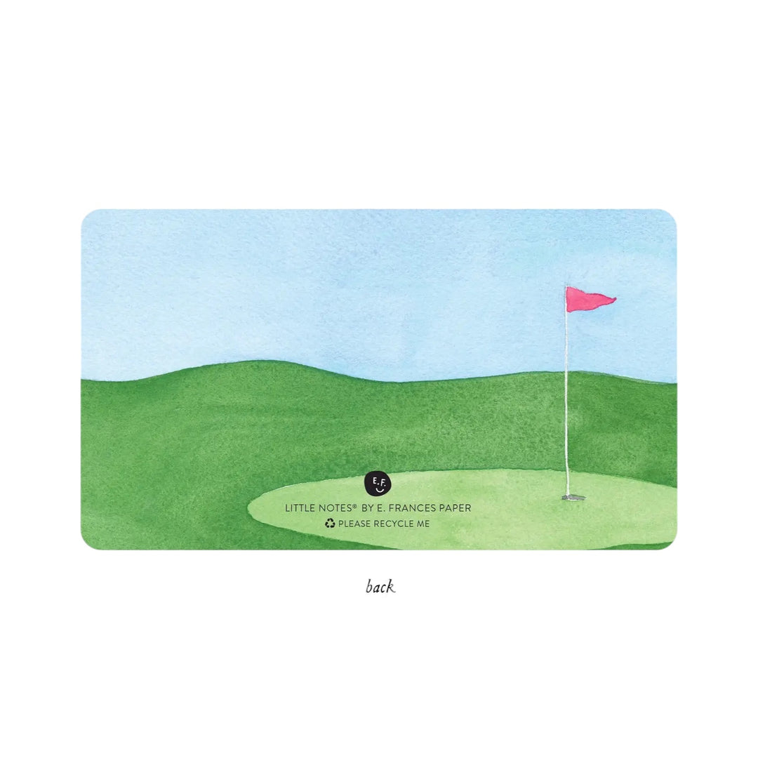 Golf Tee Little Notes