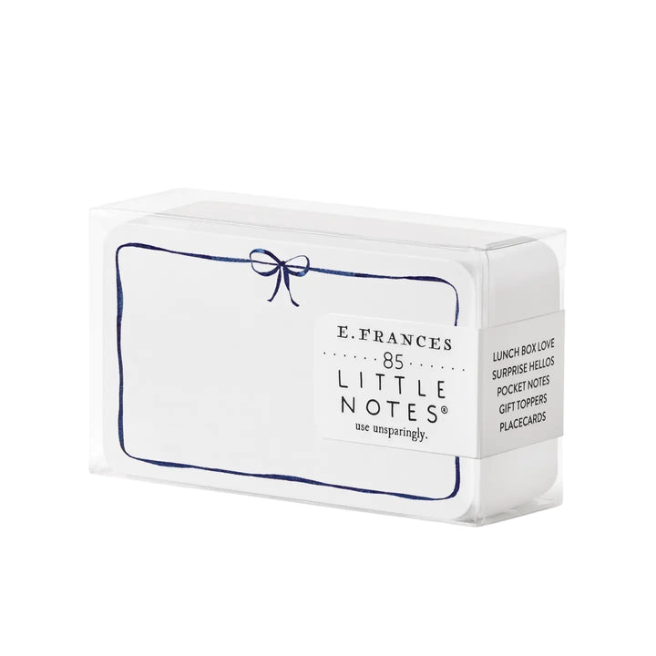 Navy Bow Little Notes