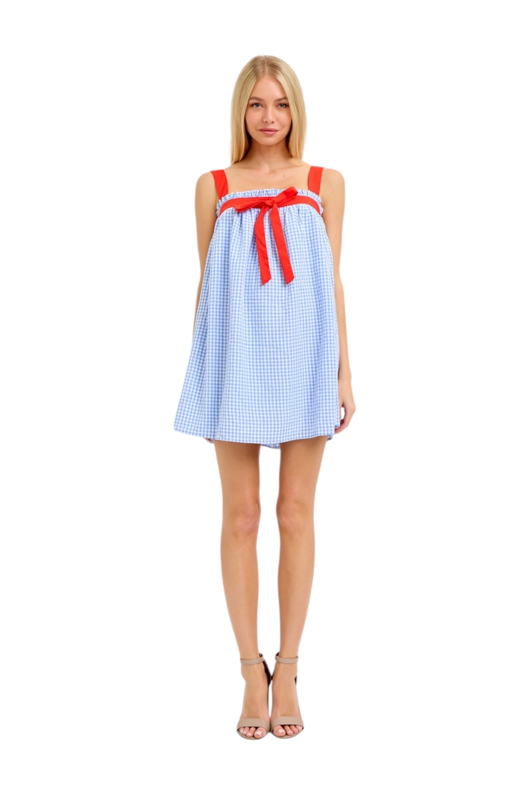 Arnold Gingham Mini Dress