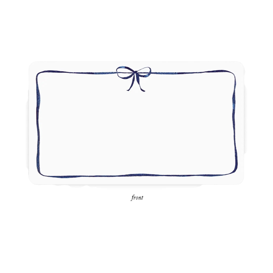 Navy Bow Little Notes