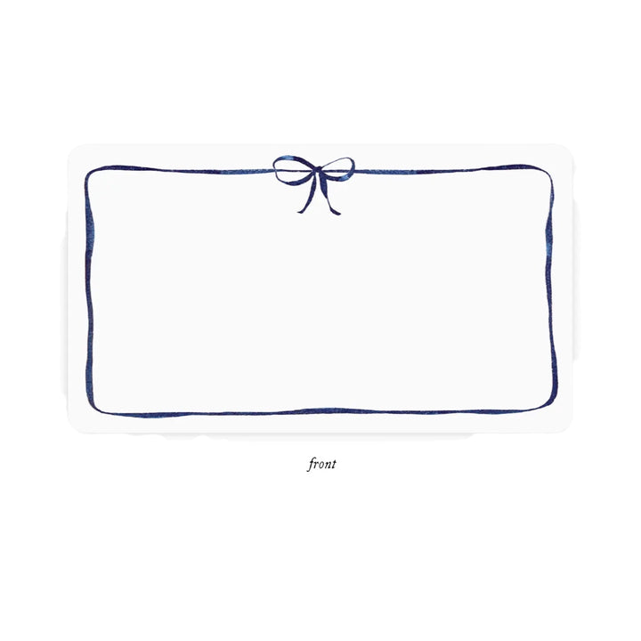 Navy Bow Little Notes