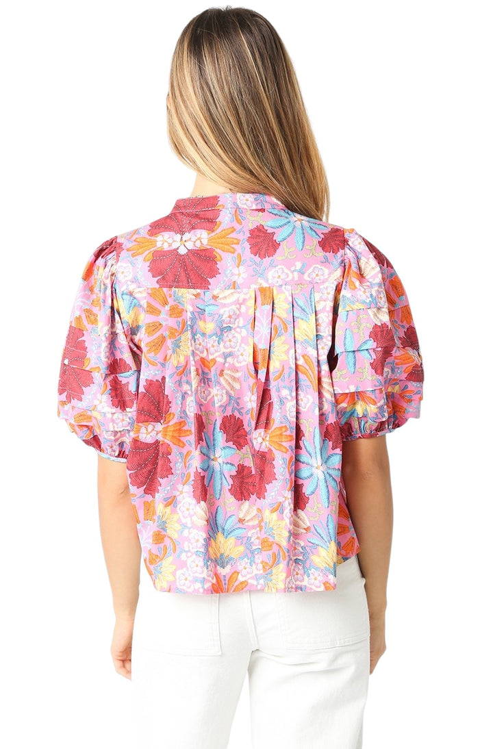 Freesia Floral Top