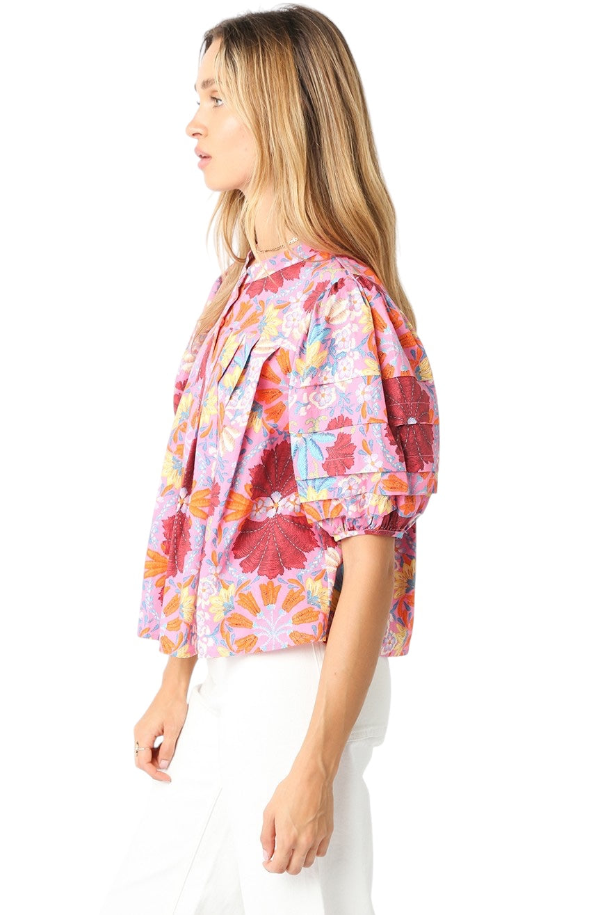 Freesia Floral Top