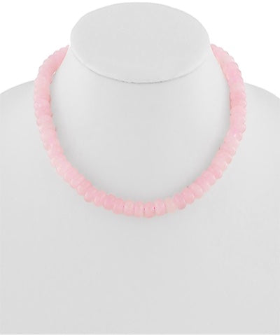 Beaded Semi Stone Necklace