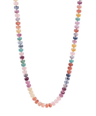 Flat Beaded Ombre Necklace