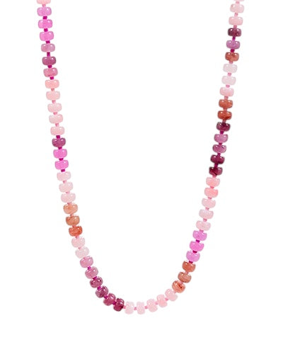 Flat Beaded Ombre Necklace