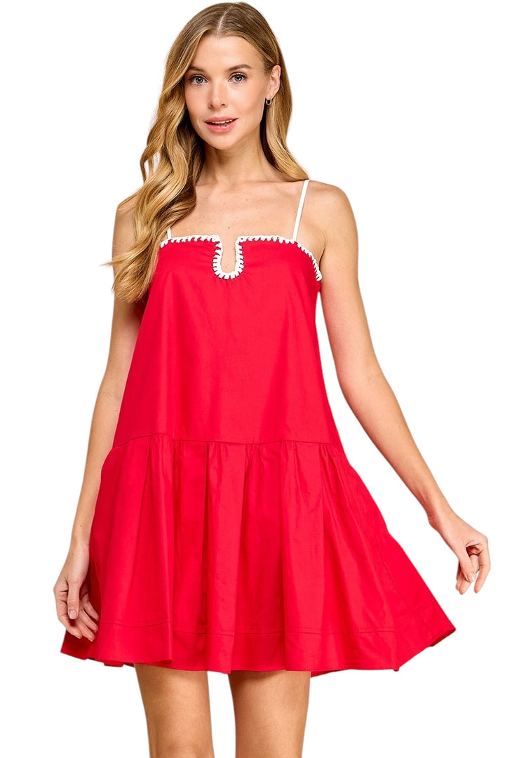 Brody Drop Waist Mini Dress