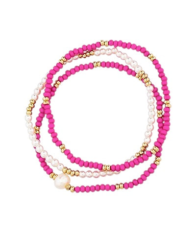 Seed Bead Bracelet Set