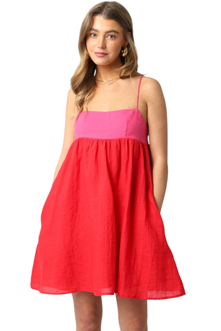 Presley Colorblock Mini Dress