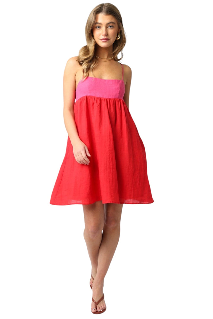 Presley Colorblock Mini Dress