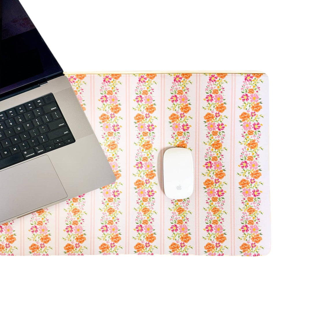 Petal Parade Pink Desk Pad