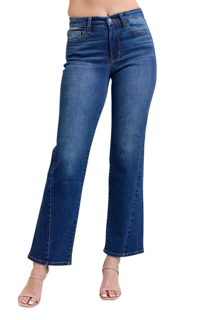 Side Seam Straight Leg Judy Blue Jeans