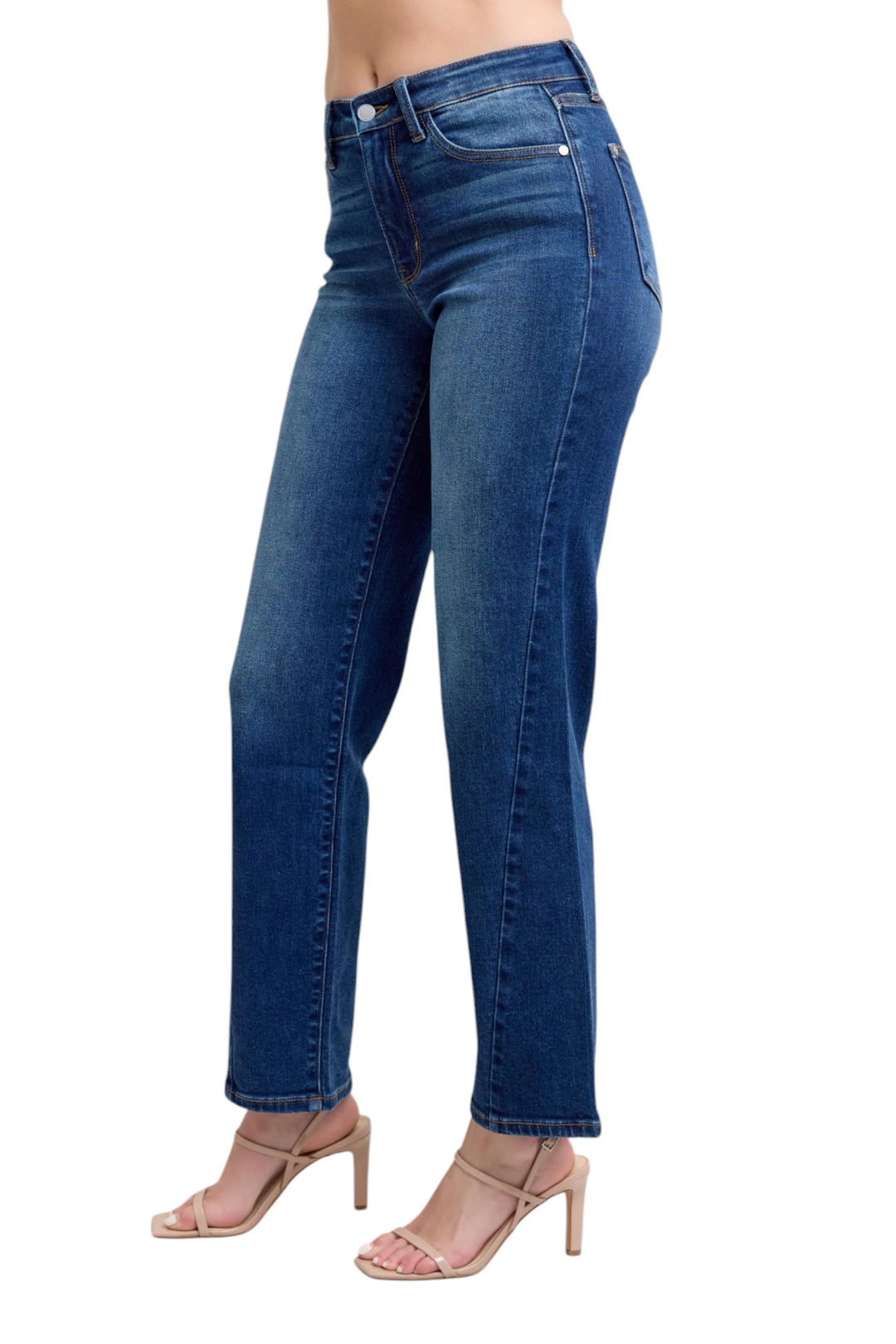 Side Seam Straight Leg Judy Blue Jeans