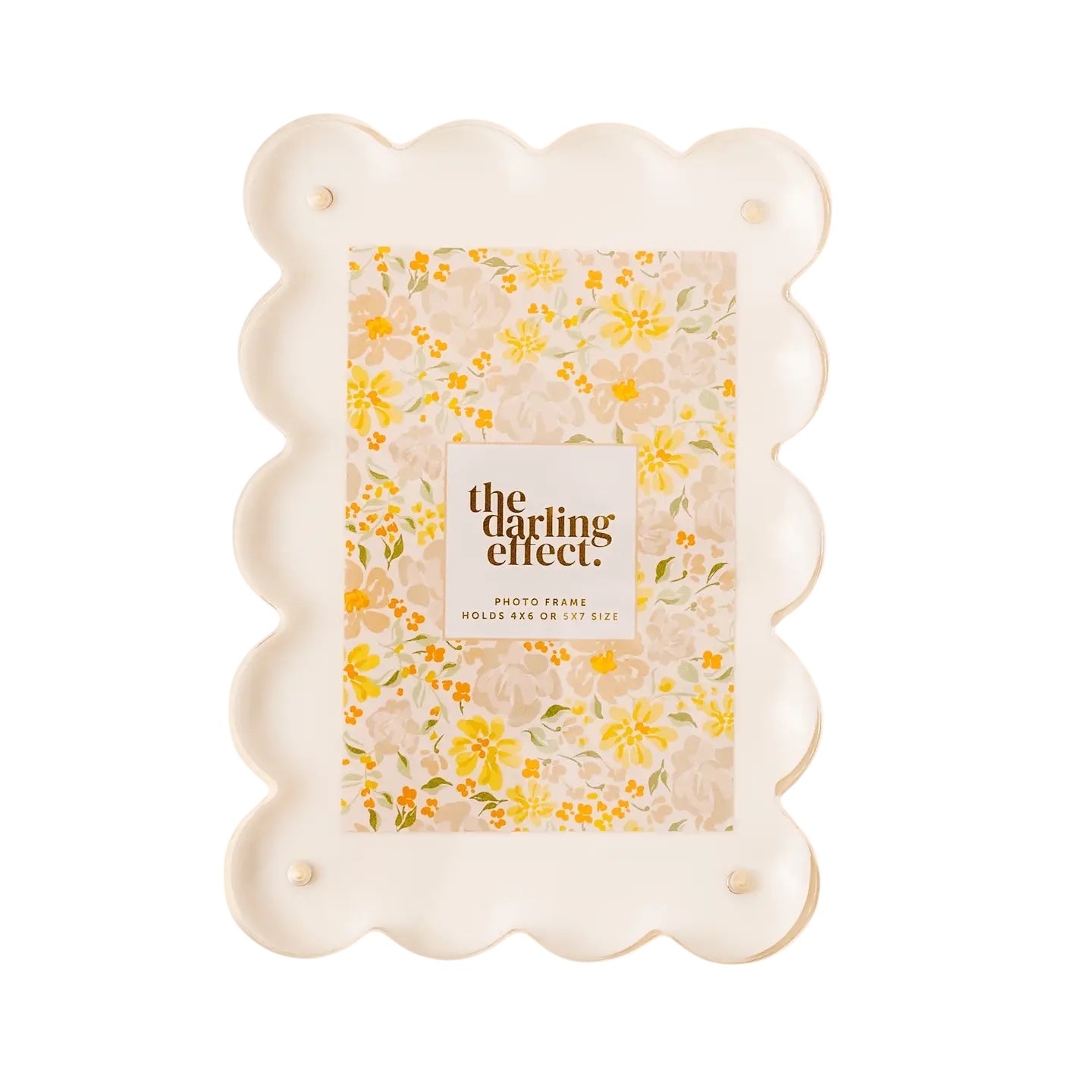 Acrylic Scalloped Frame