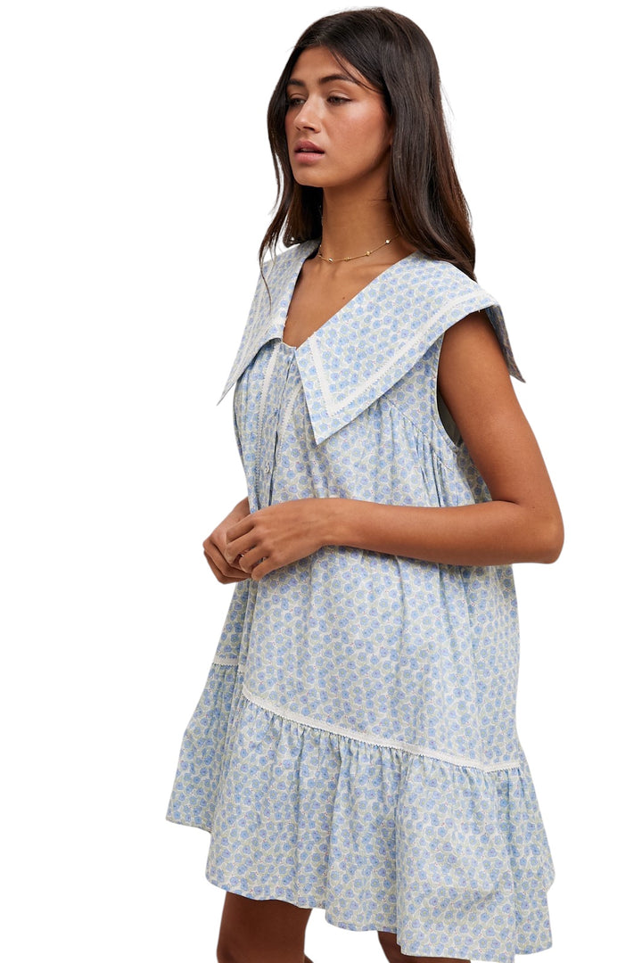 Graham Collared Mini Dress