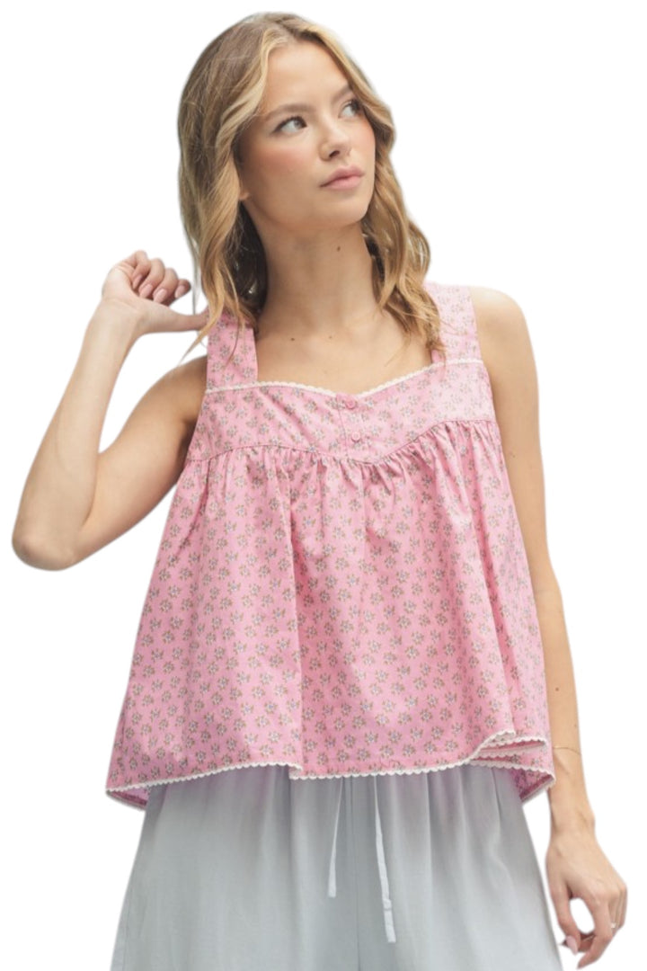 Quinn Floral Sleeveless Top