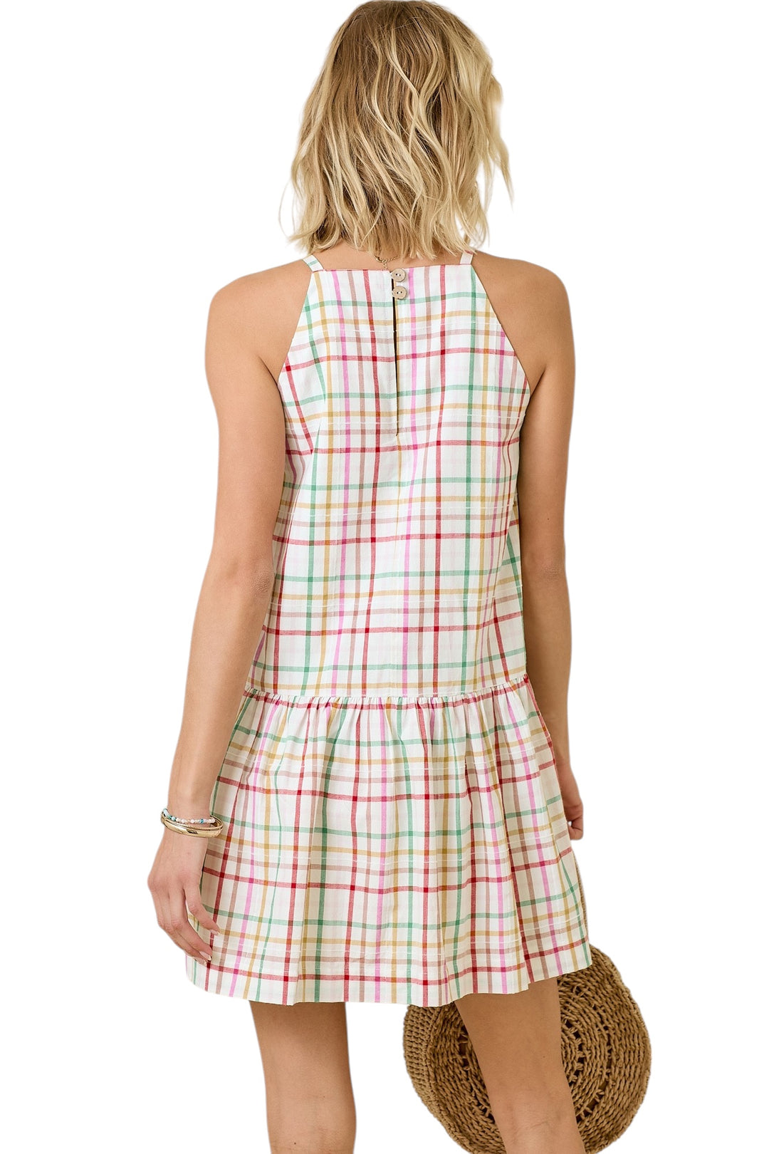 Carrick Plaid Mini Dress